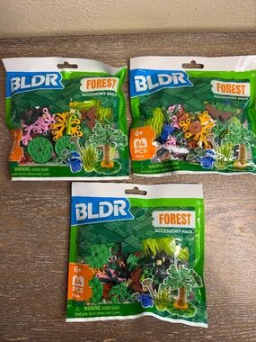 BLDR Forest Accessory Pack 84pc set of 3